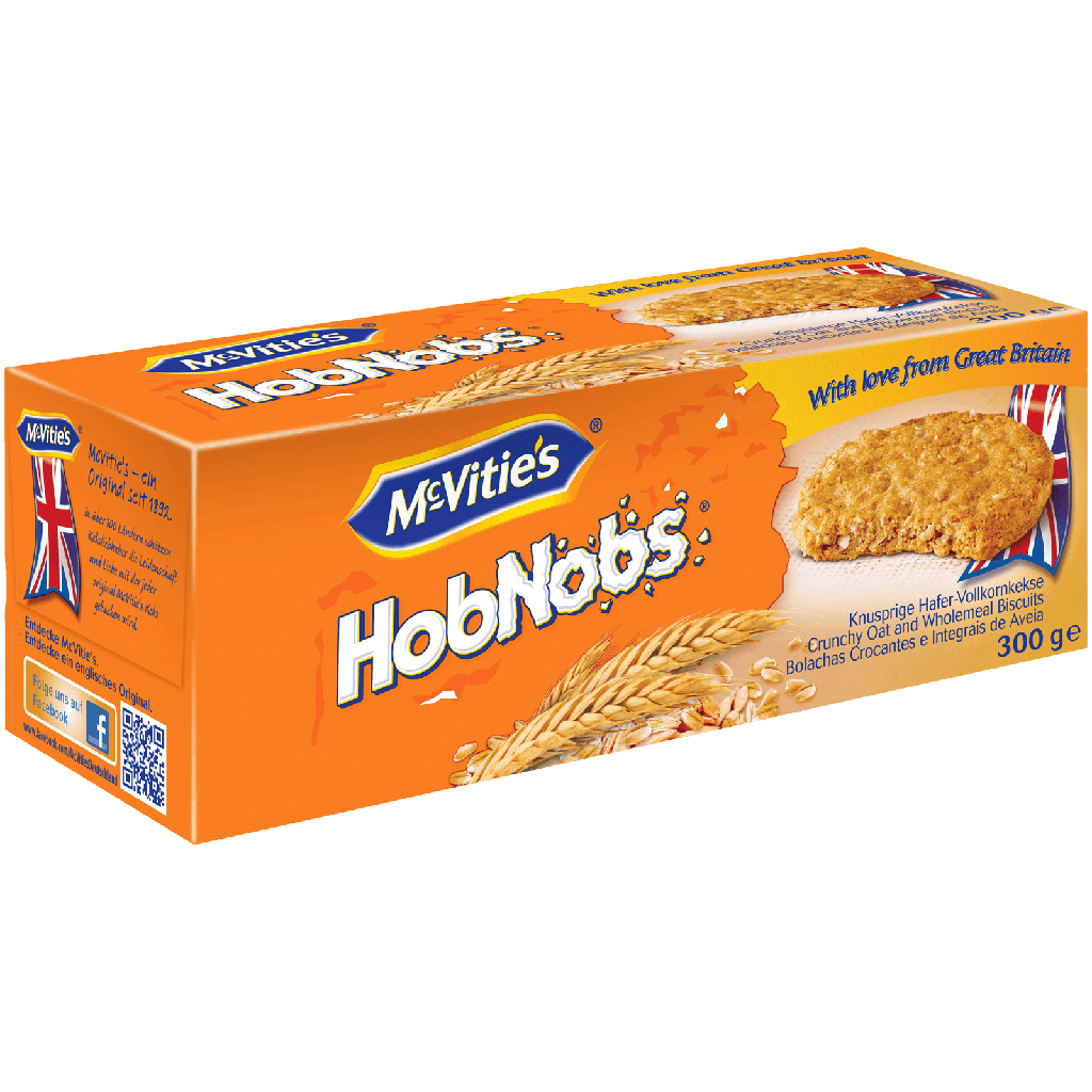 Mc Vities HOBNOBS WHOLEGRAIN 300G*10