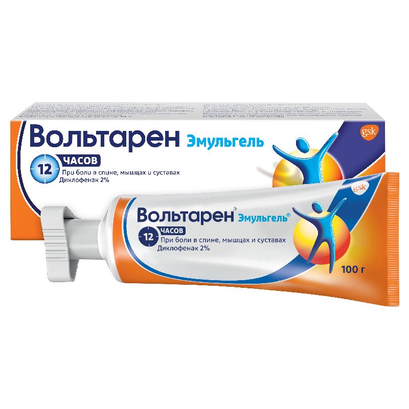 Вольтарен Эмульгель 2%-100 г