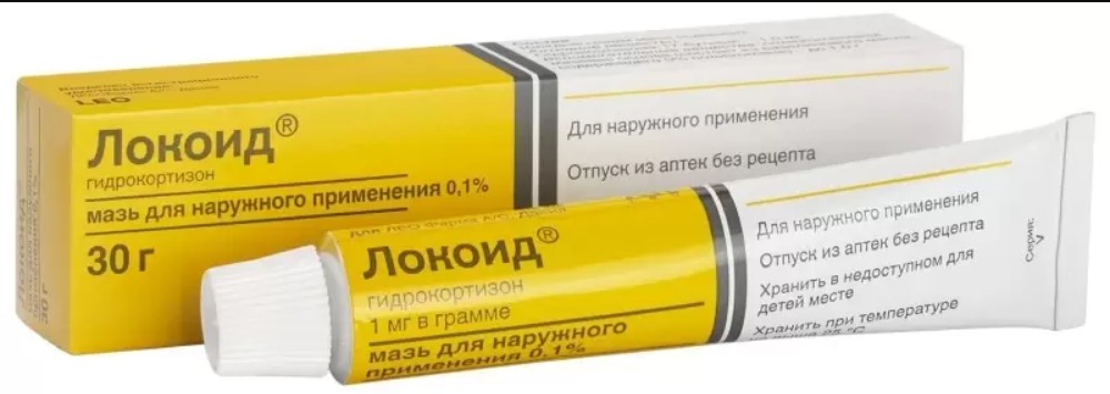 Локоид 0.1% 30гр мазь
