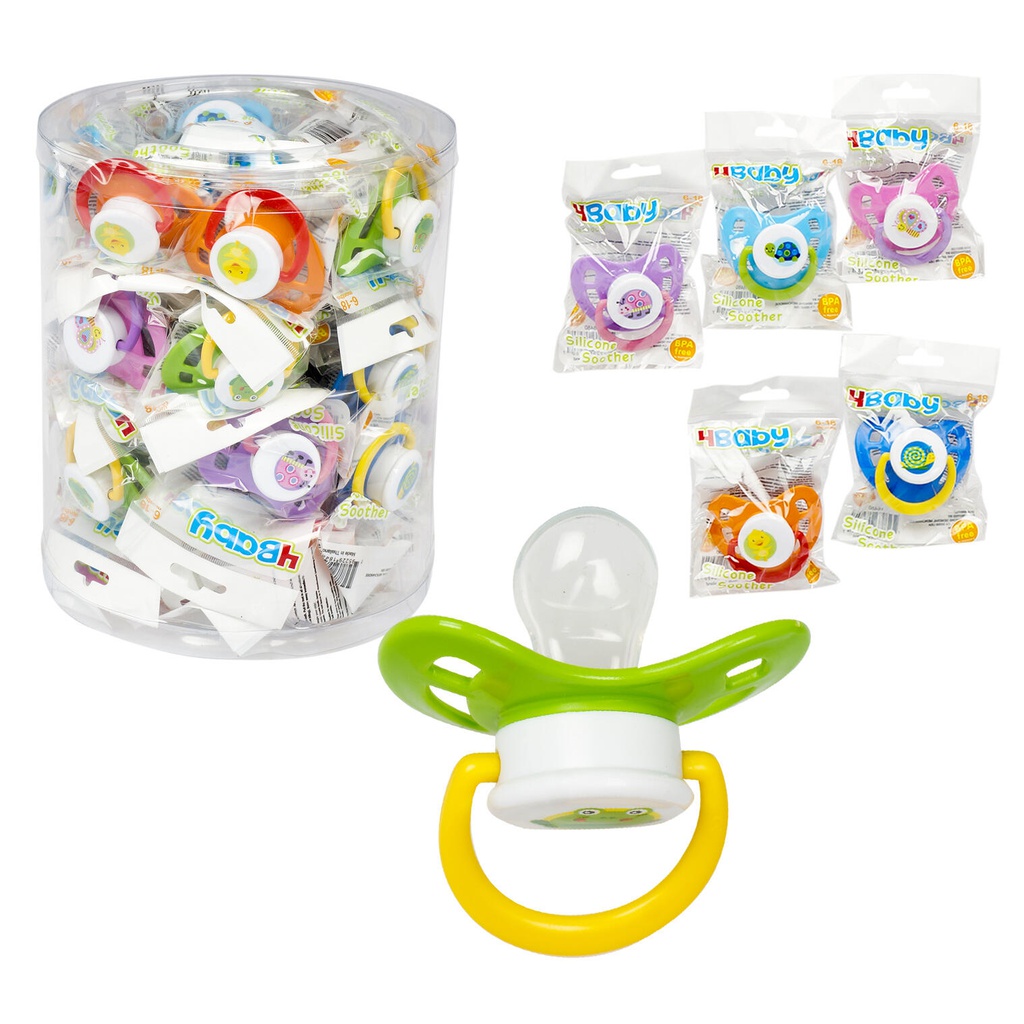 4 Baby silicone Soother 6-19 сар