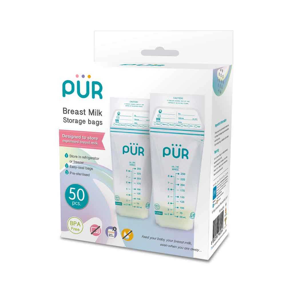 6204 Breast milk storage bags - 50 bags (PUR)