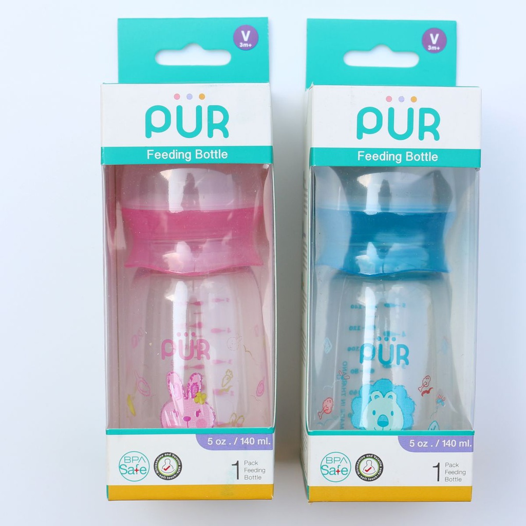 1906 PC boots feeding bottle - 2 colors 5 oz./ 140 ml. (PUR)