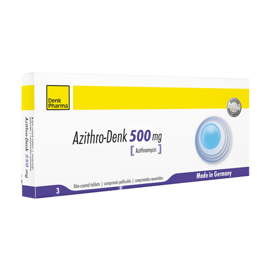Азитро-денк 250 мг №6