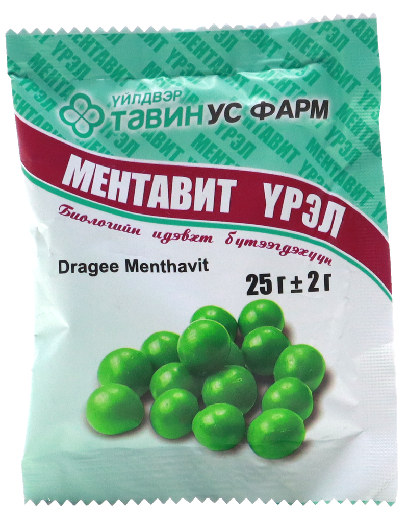Ментавит 0.5 үрэл 25г (Тавин Ус Фарм)