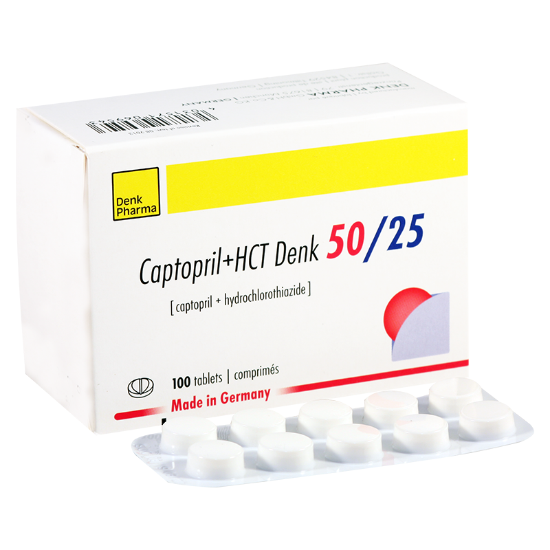 Каптоприл денк 50/25 (DENK)