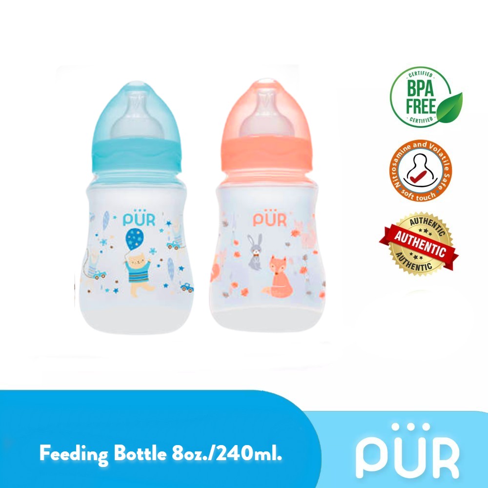 9023 BPA free 9 oz. Wide neck bottle 250ml (PUR)