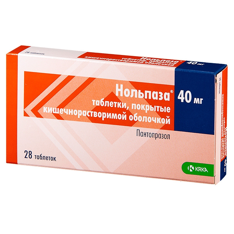 Нольпаза 40 мг №28 (KRKA)