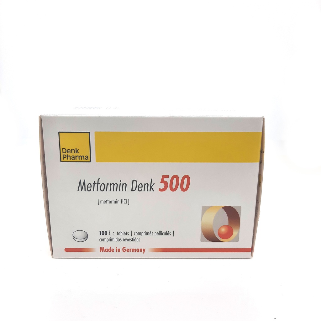 Метформин денк 500мг №100 (DENK)