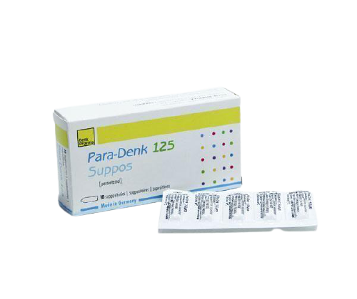 Парацетамол лаа 125мг №10 (DENK)